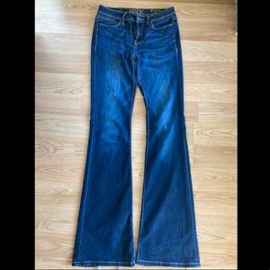 Buckle Black Flair Leg Jeans, 27 x 36